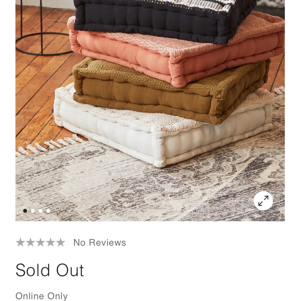 Urban Outfitters floor cushions